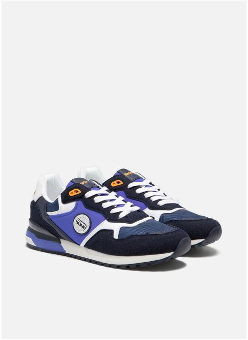 Redskins Baskets basses BASKET OYATI MARINE+BLANC+ORANGE homme bleu