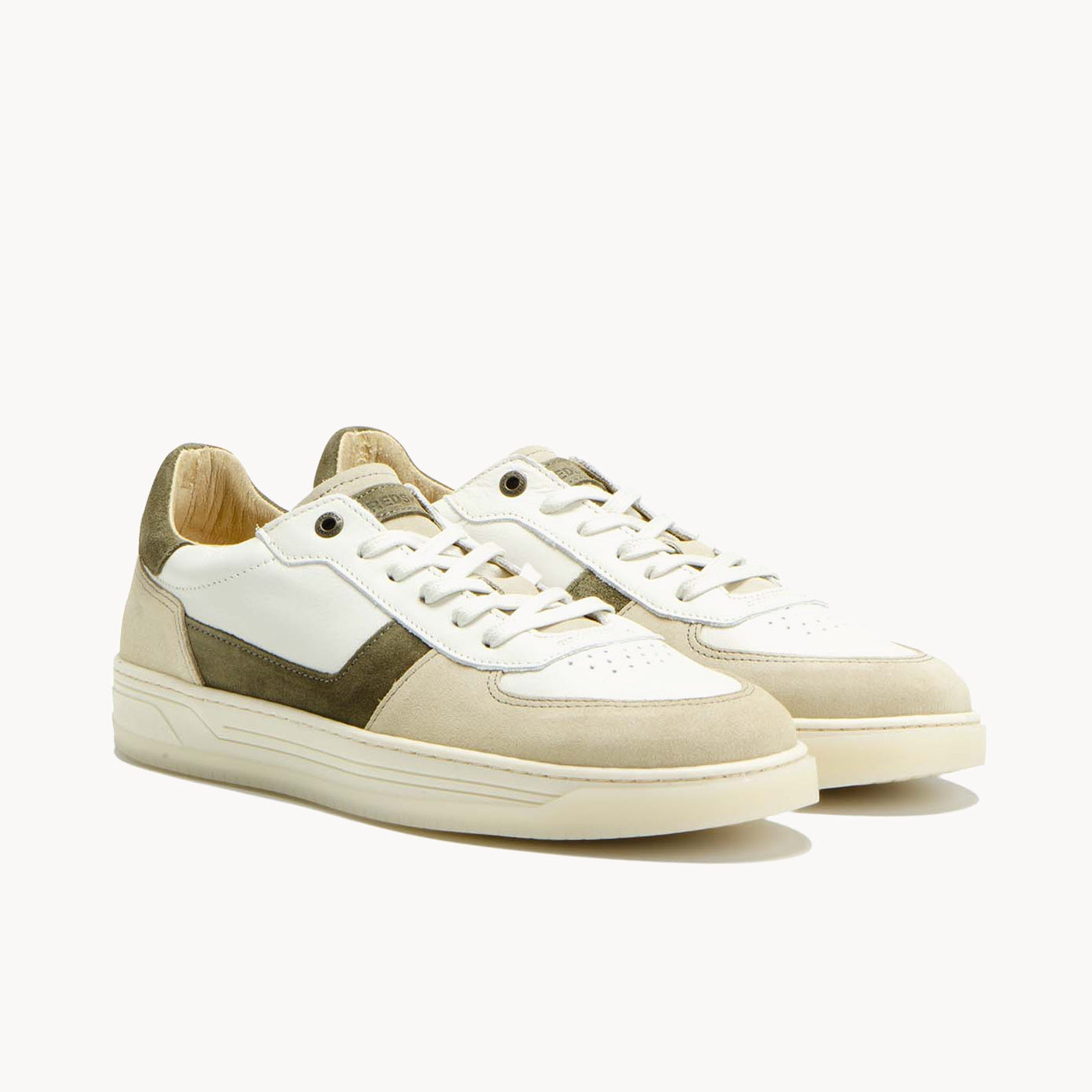 Baskets basses BASKET JONAVA ECRU+KAKI homme beige Redskins Baskets basses BASKET JONAVA ECRU+KAKI homme beige Beige