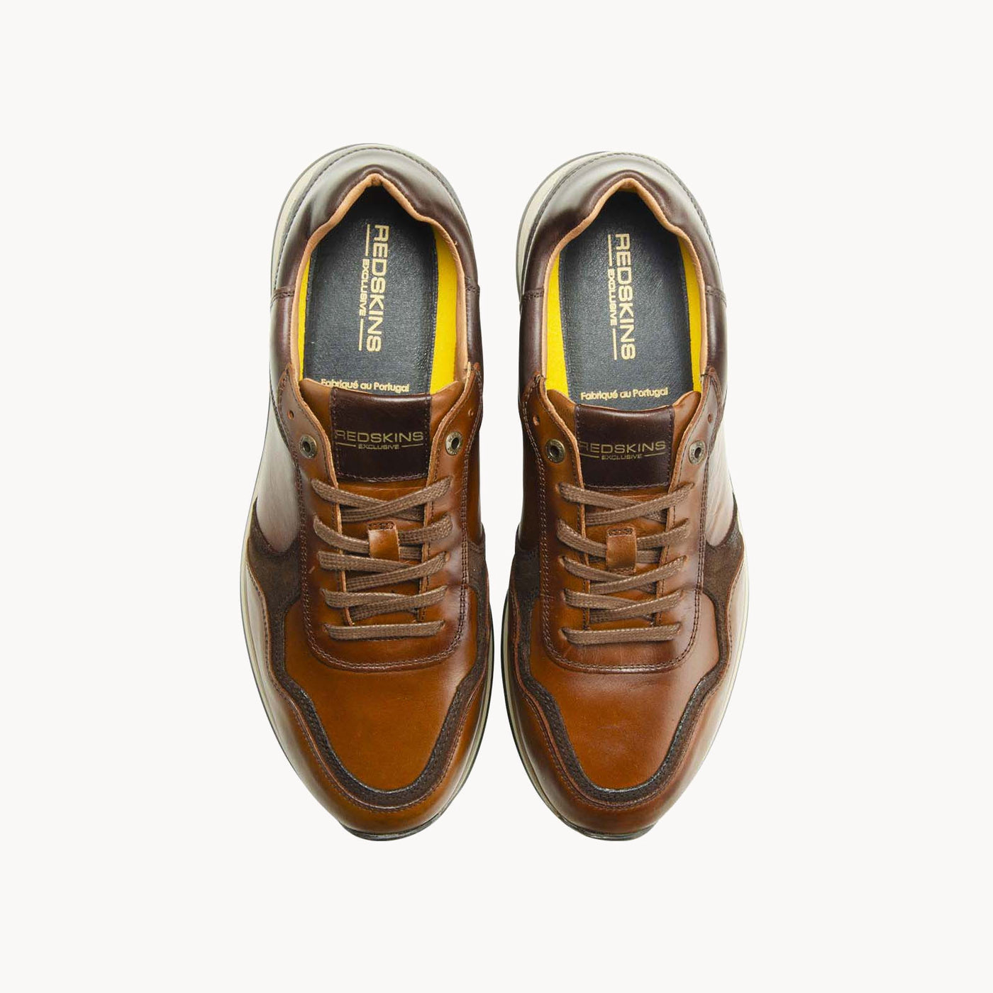 Baskets basses BASKET MARANO COGNAC+CHATAIGNE homme marron Redskins Baskets basses BASKET MARANO COGNAC+CHATAIGNE homme marron Marron