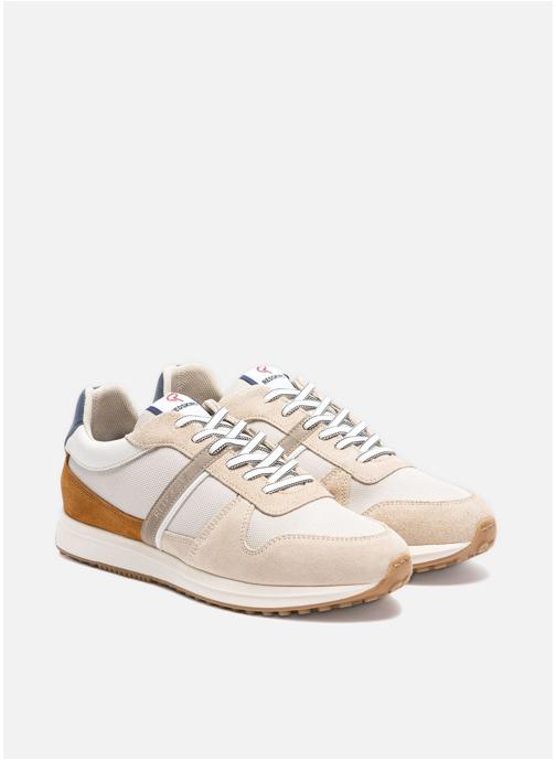Redskins Baskets basses BASKET ISLAND BEIGE+COGNAC+JEANS homme beige