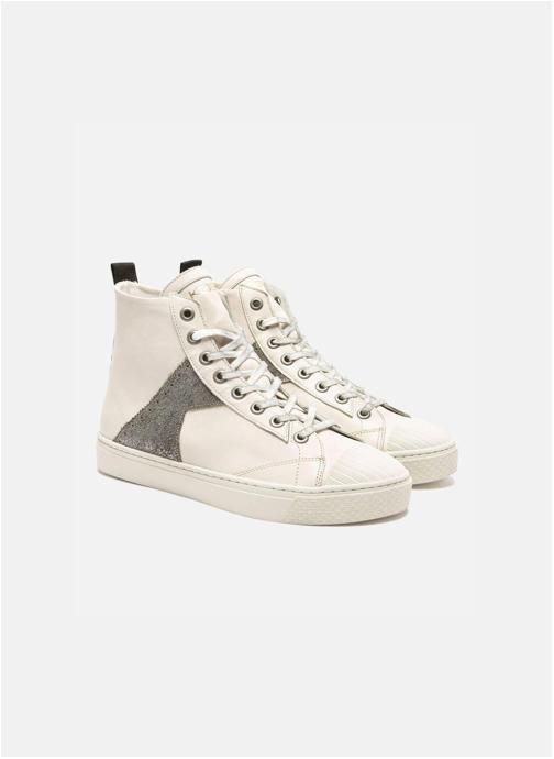 Kost Baskets basses BASKET BACKSTAGE H4 ECRU+ARGENT femme beige