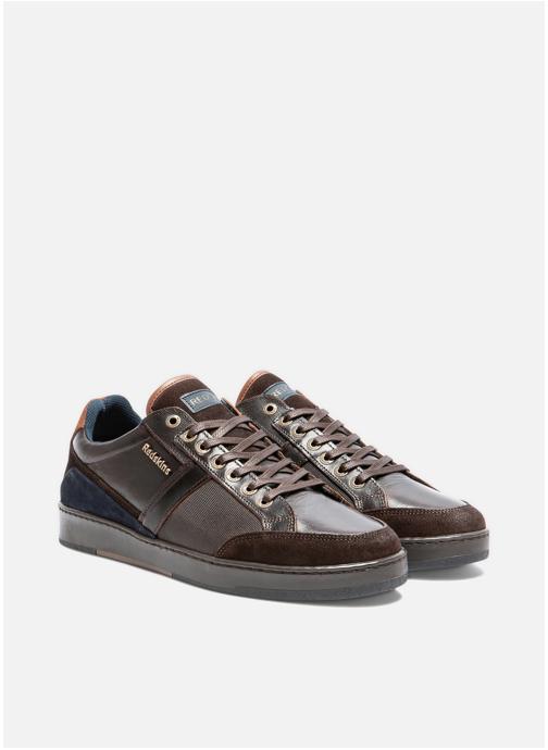 Redskins Baskets basses BASKET SALDAN CHATAIGNE+MARINE homme marron