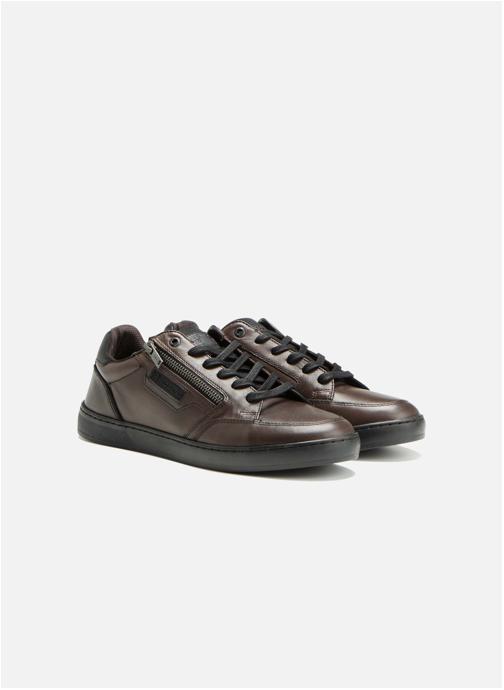 Redskins Baskets basses BASKET MISSOURI CHATAIGNE+NOIR homme marron