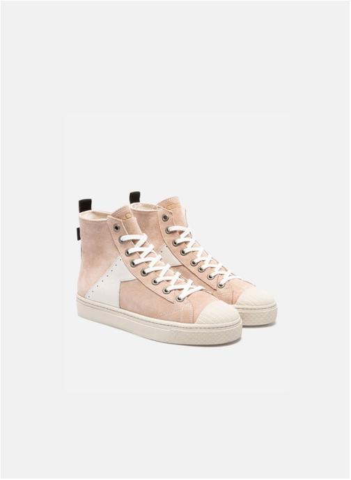 Kost Baskets basses BASKET BACKSTAGE H7 ROSE+ECRU femme rose