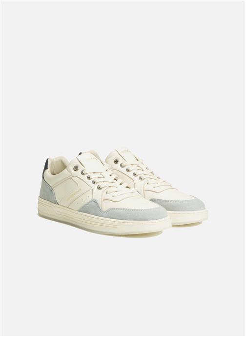 Redskins Baskets basses BASKET ZENICA BEIGE+BLEU homme beige