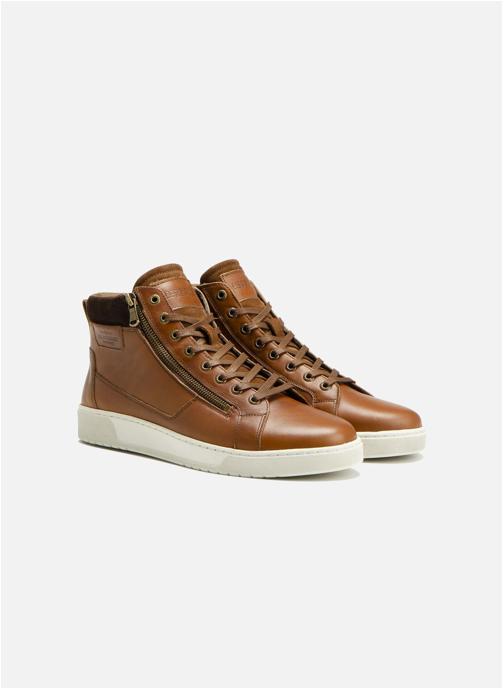 Redskins Baskets basses BASKET NAGANO COGNAC+MARRON homme marron