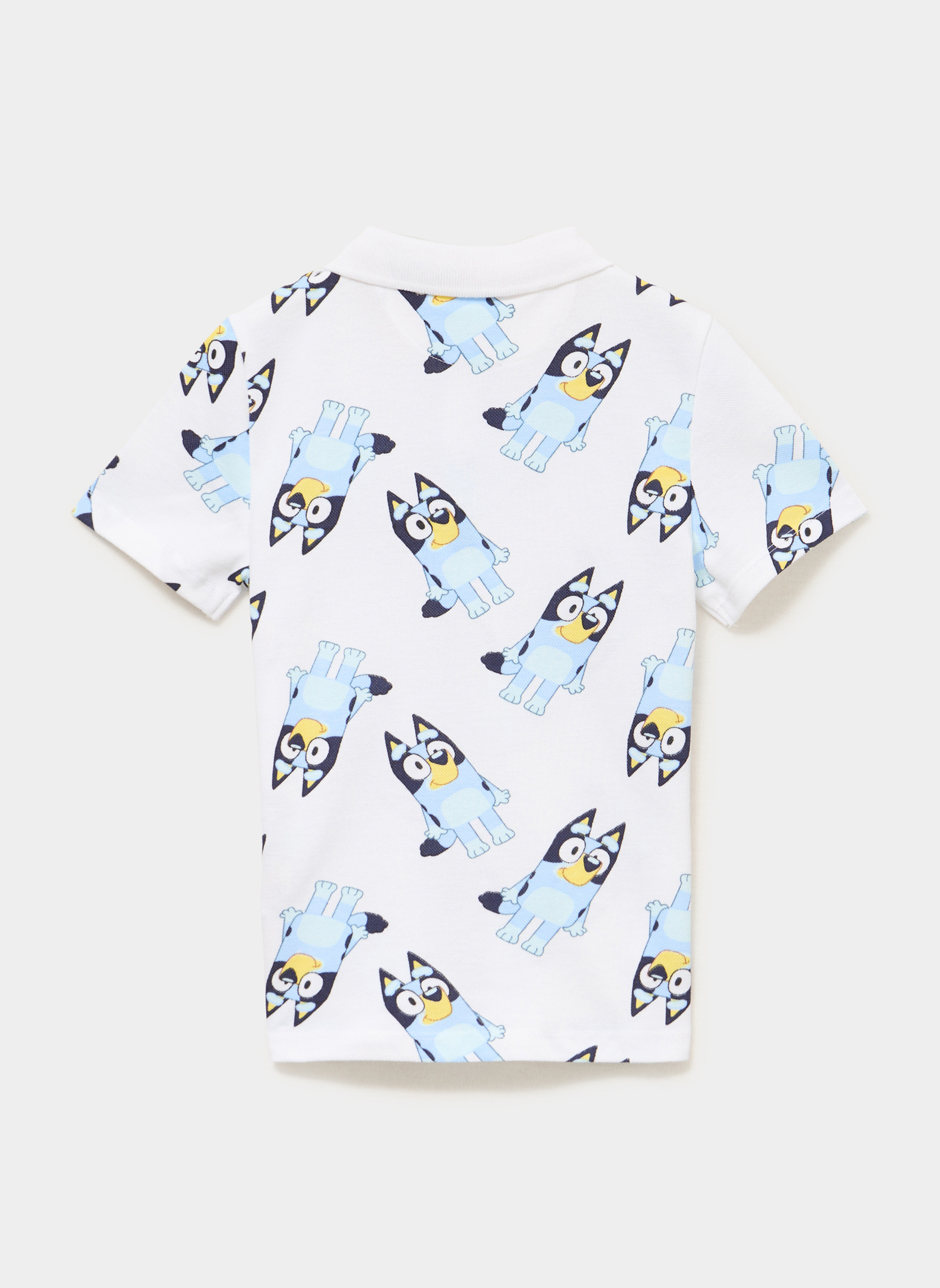 Polos SHL_CHICHI_BLUEY garçon blanc BLUEY Polos SHL_CHICHI_BLUEY garçon blanc Blanc