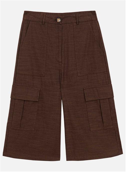La Petite Etoile Bermudas Bermuda - PLINA - 16-marron femme marron