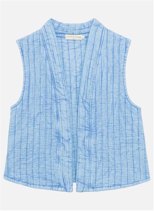 La Petite Etoile Gilets Gilet - VIVIE - 21-ciel femme bleu
