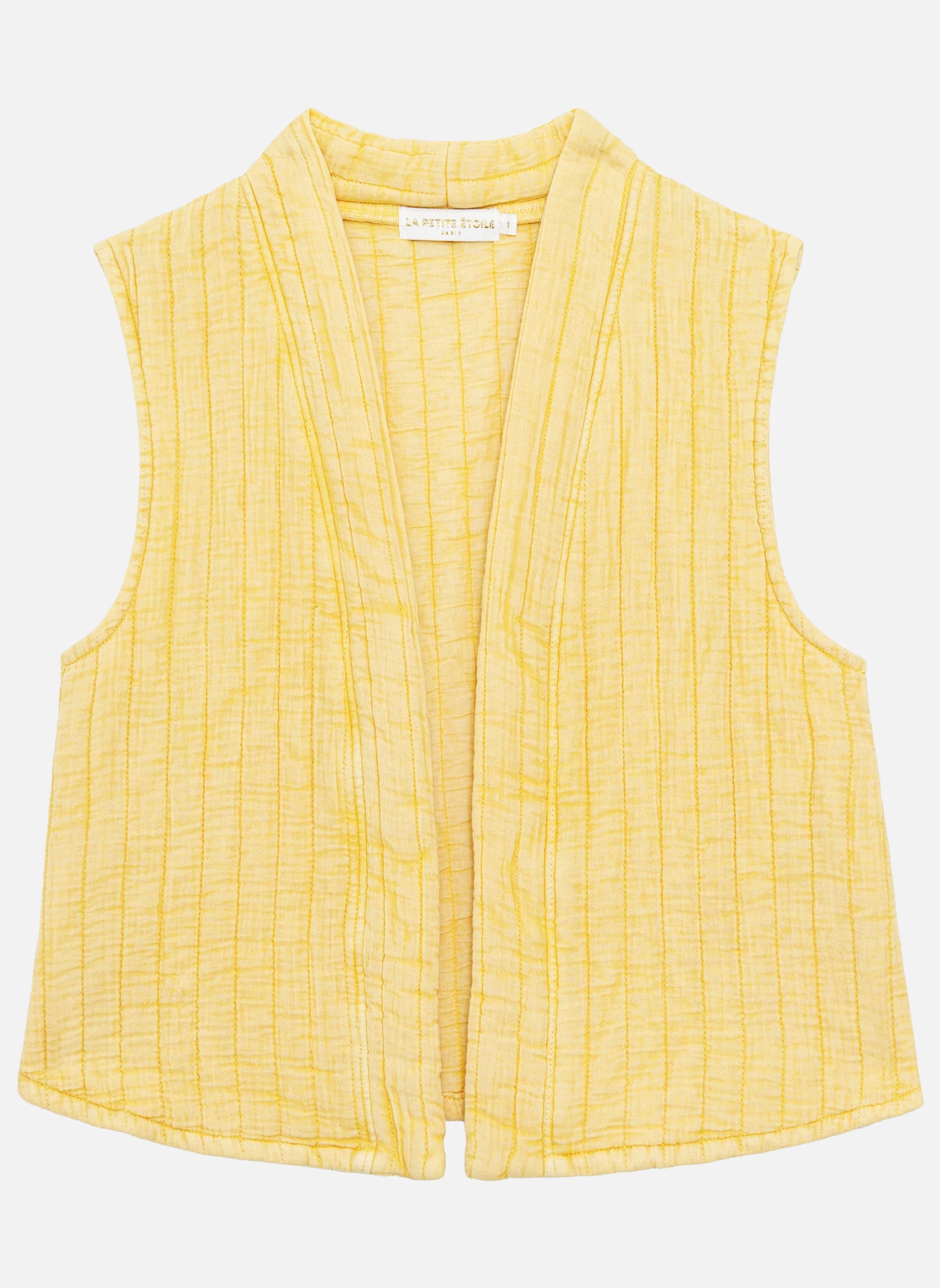 Gilets Gilet - VIVIE - 60-jaune femme jaune La Petite Etoile Gilets Gilet - VIVIE - 60-jaune femme jaune Jaune