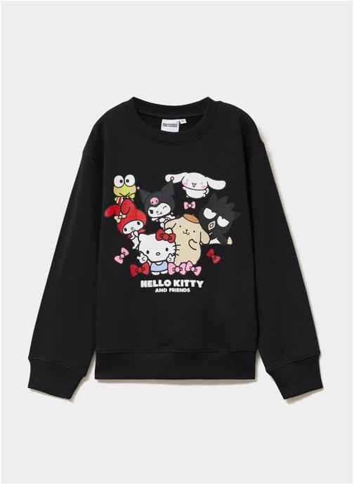 Hello Kitty Sweats à capuche Sweat - SHL_FIERTE fille noir