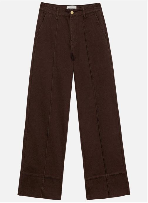 La Petite Etoile Pantalons droit Pantalon - PAOLAT - 16-marron femme marron