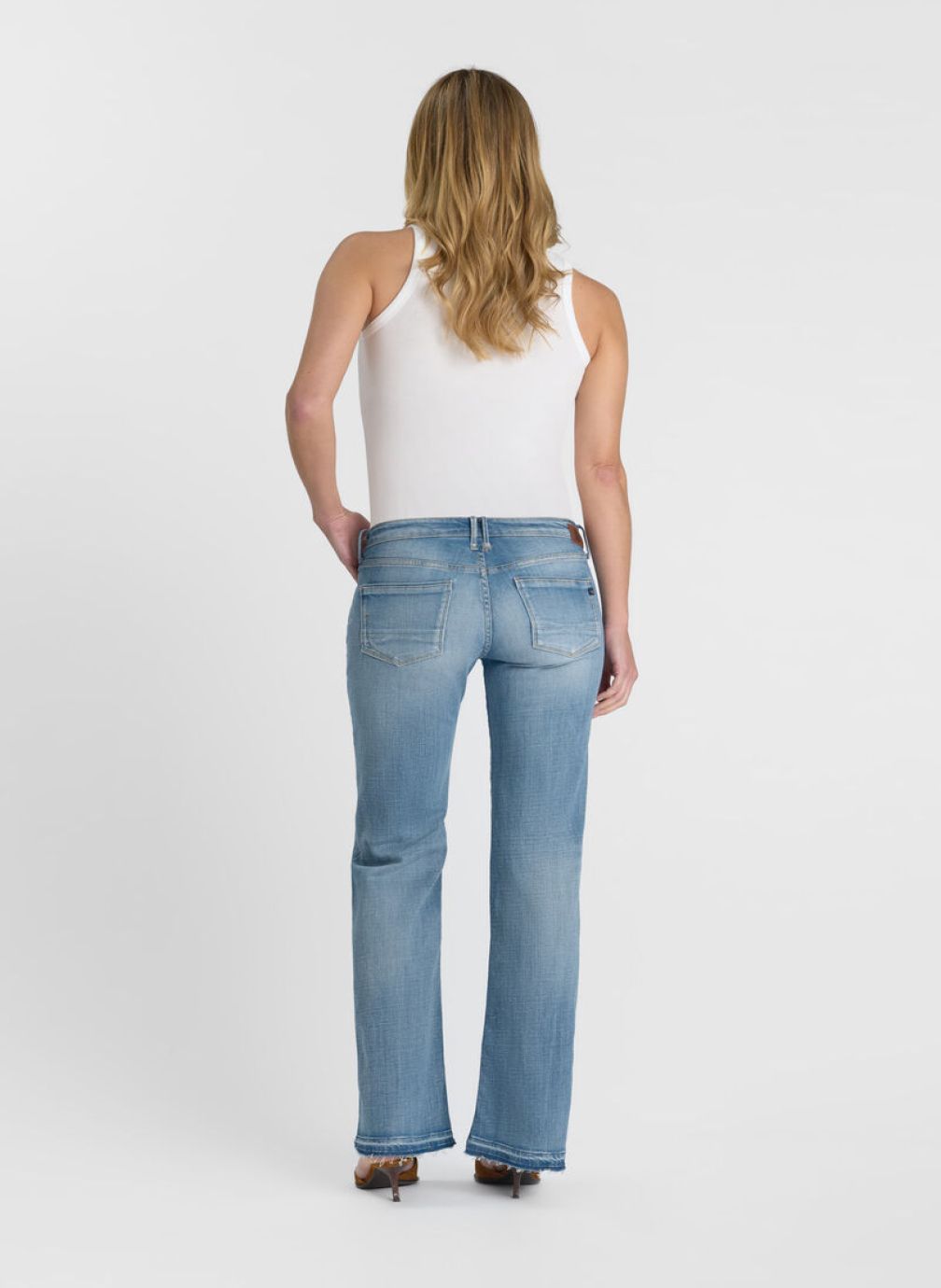 Jeans droit Jeans flare Blue femme bleu Le temps des cerises Jeans droit Jeans flare Blue femme bleu Bleu
