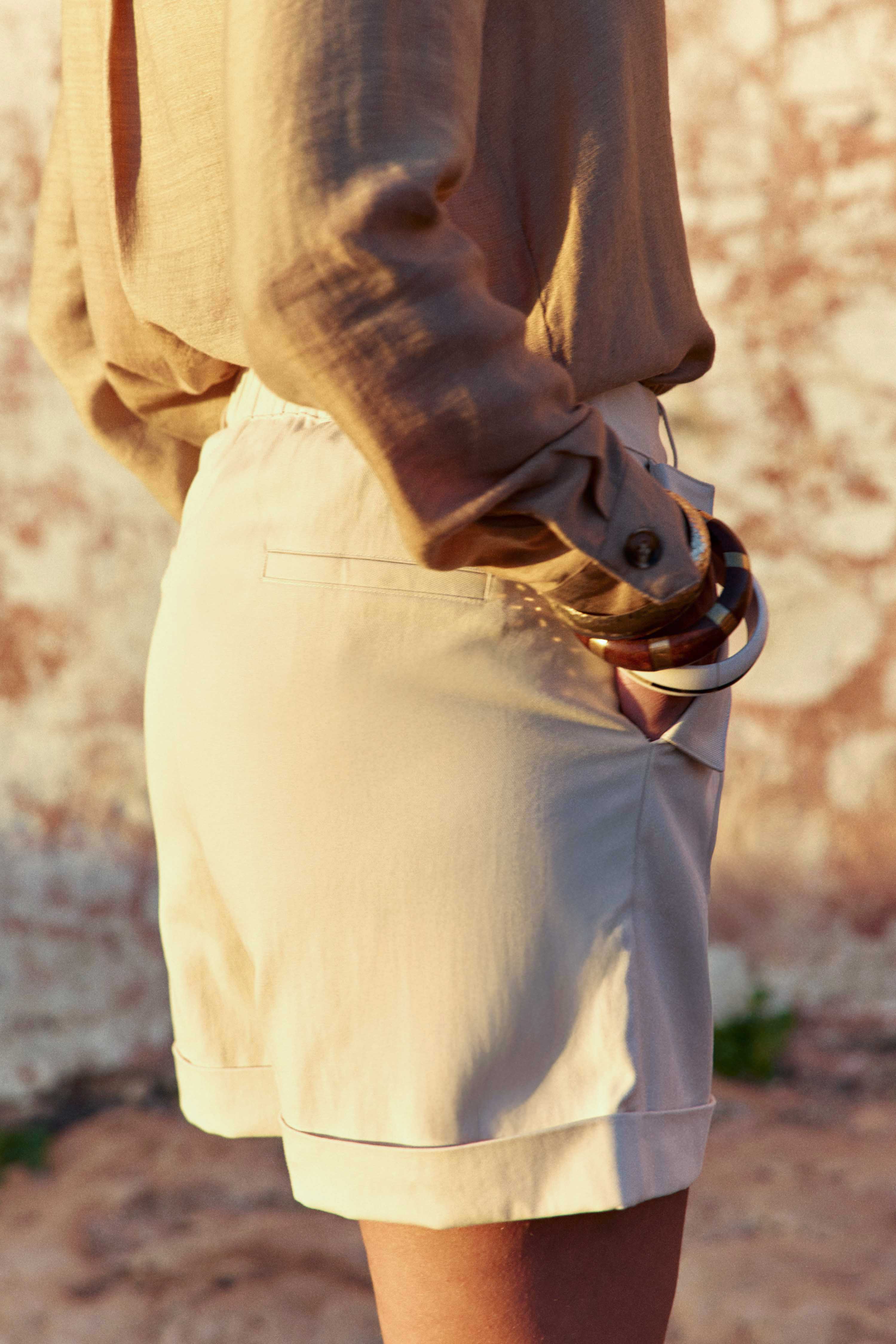 Shorts Short - SHARON - 15-camel femme beige La Petite Etoile Shorts Short - SHARON - 15-camel femme beige Beige