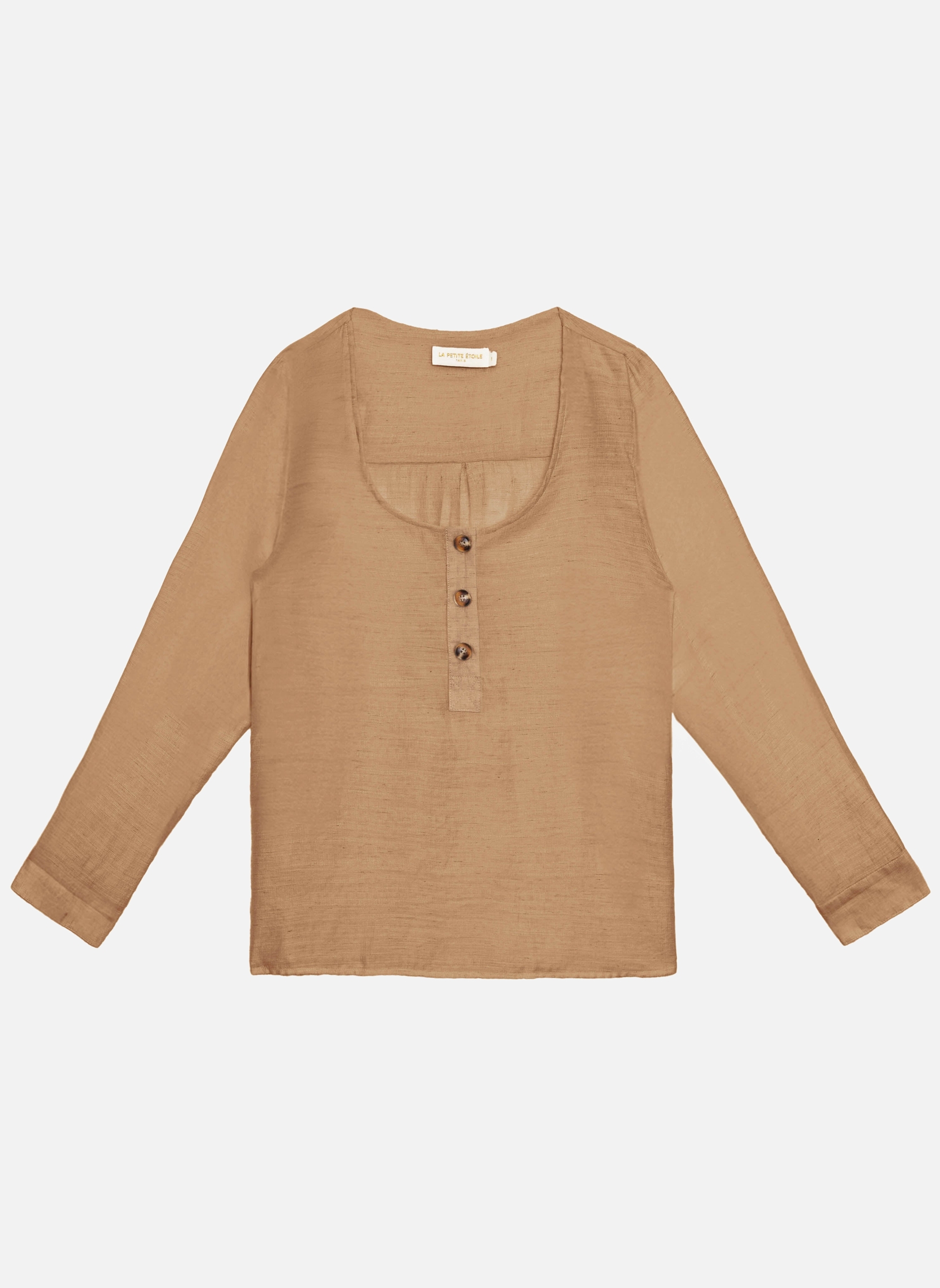 Blouses Blouse - BEVIN - 15-camel femme marron La Petite Etoile Blouses Blouse - BEVIN - 15-camel femme marron Camel