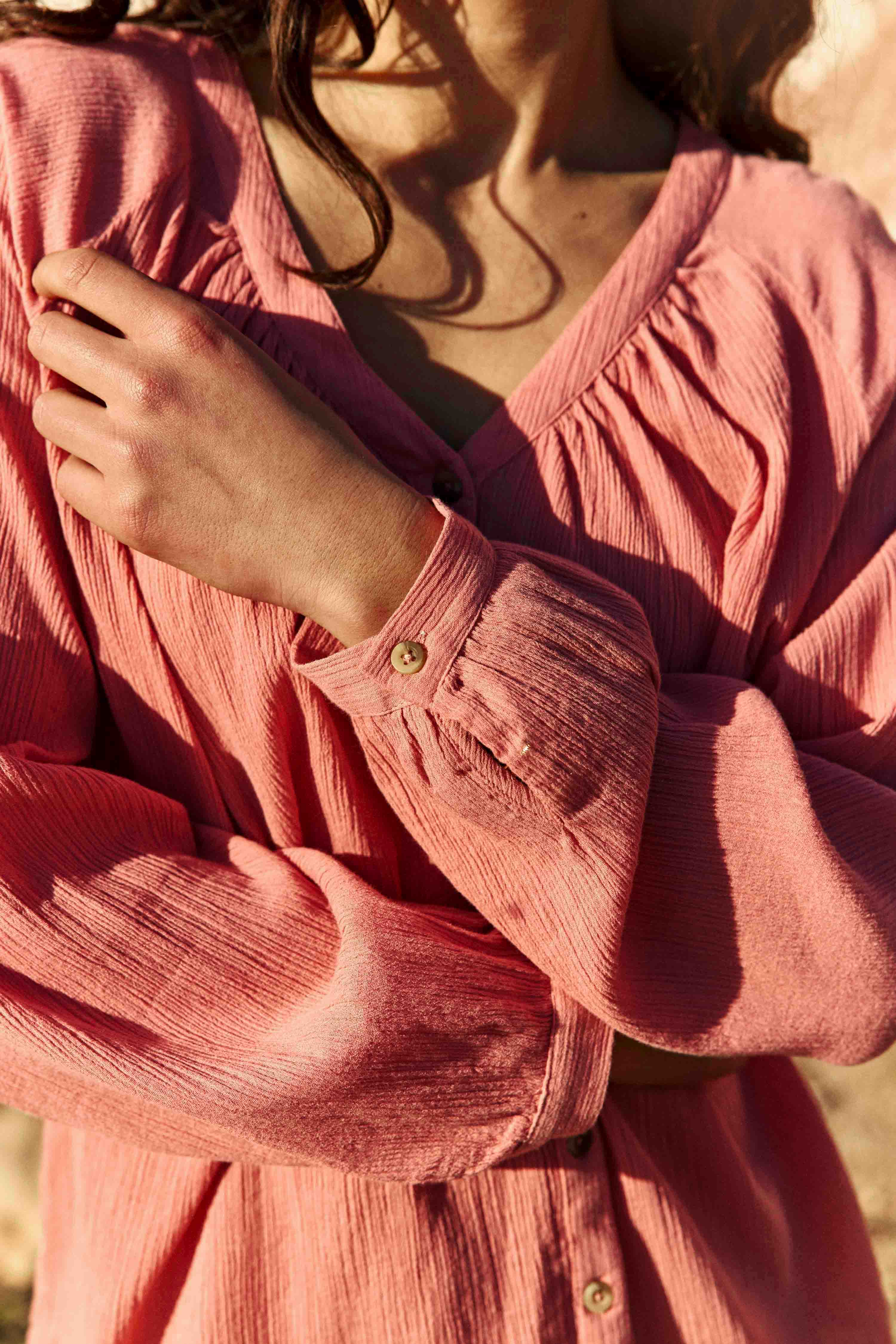 Blouses Blouse - BERTINA - 13-beige femme rose La Petite Etoile Blouses Blouse - BERTINA - 13-beige femme rose Vieux rose