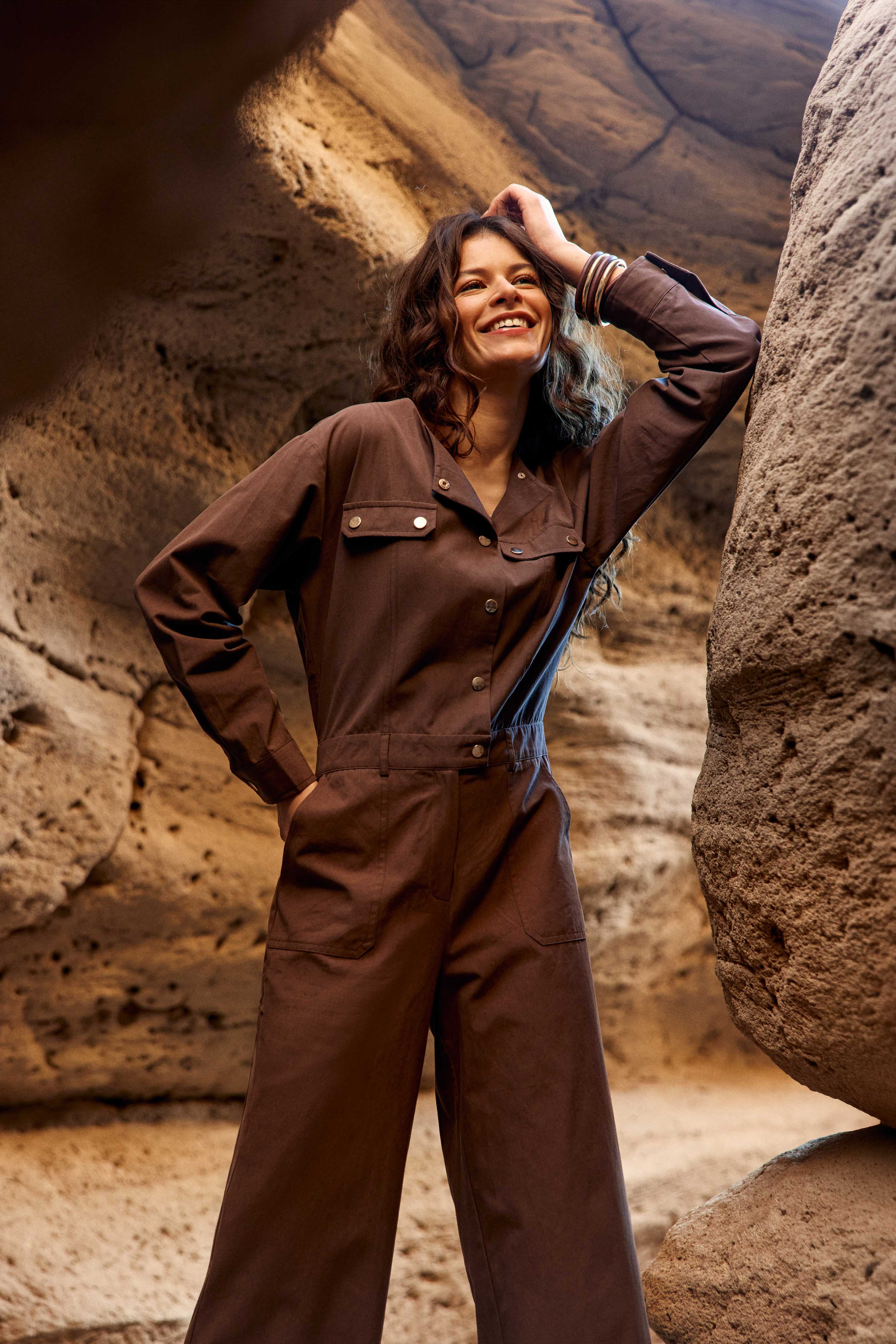 Combinaisons Combinaison - LAURA - 15-camel femme marron La Petite Etoile Combinaisons Combinaison - LAURA - 15-camel femme marron Marron