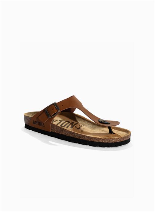 Bayton Tongs MERCURE femme marron