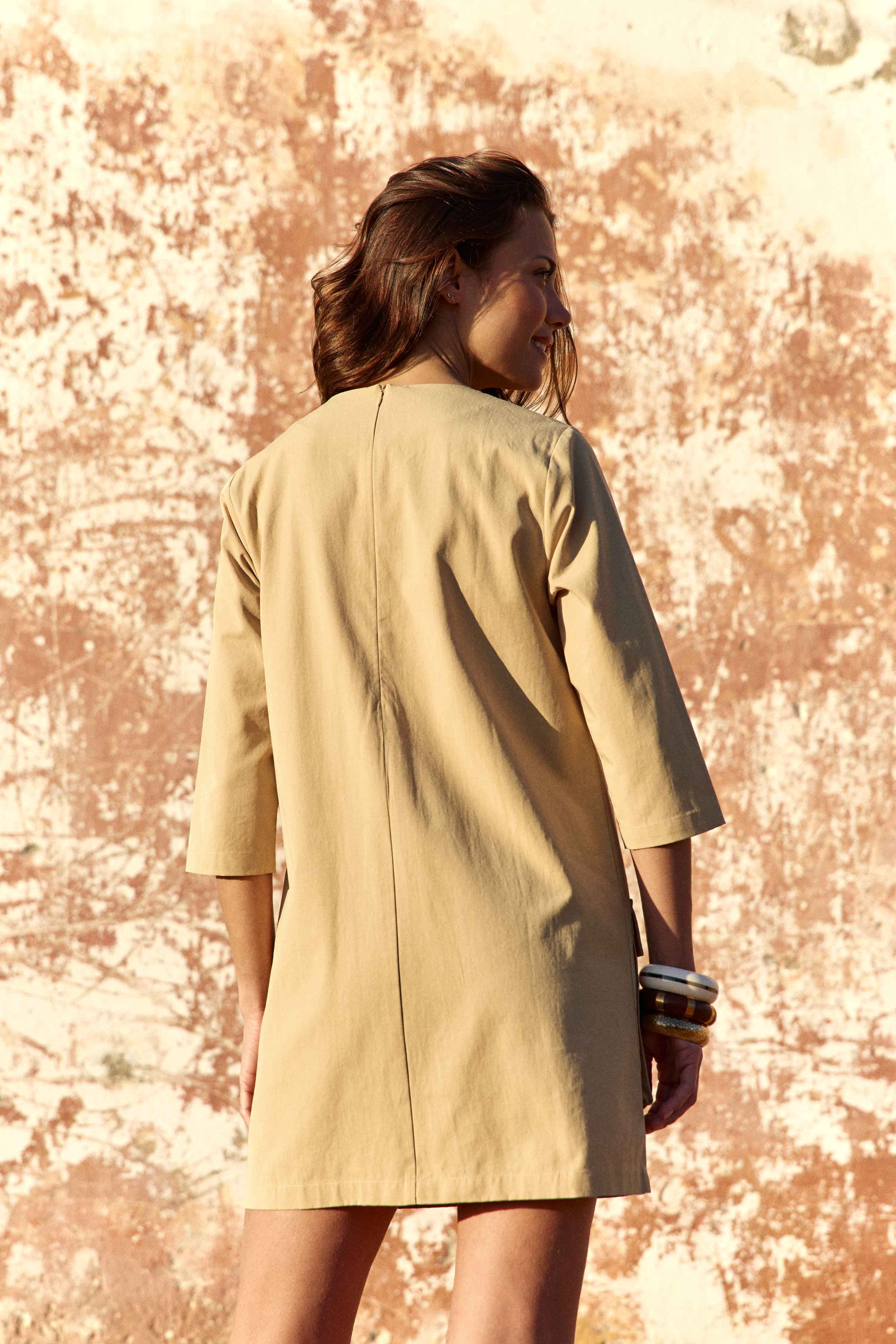 Robes Robe - ROMEA - 15-camel femme marron La Petite Etoile Robes Robe - ROMEA - 15-camel femme marron Camel