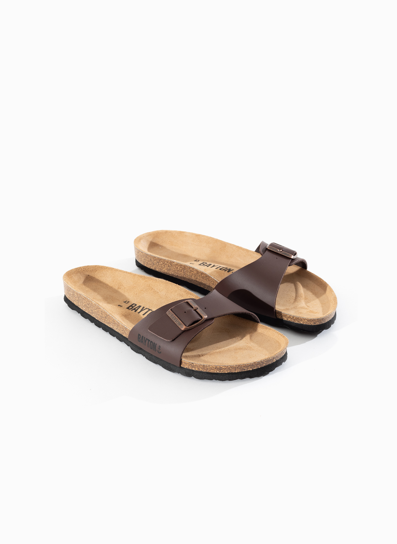 Mules ZEPHYR homme marron Bayton Mules ZEPHYR homme marron Marron