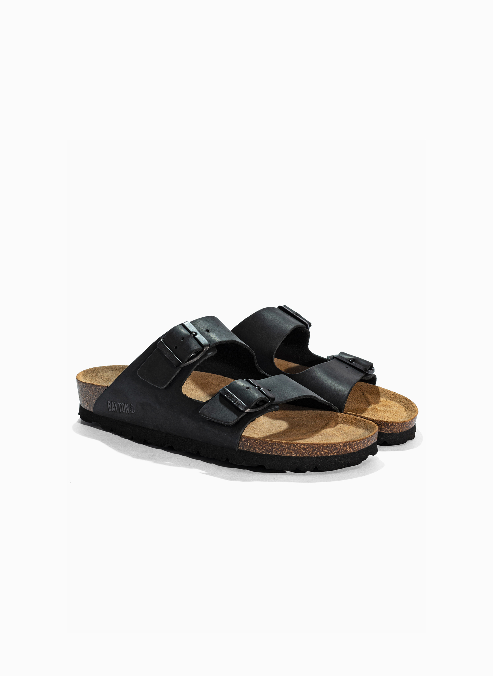 Mules ATLAS homme noir Bayton Mules ATLAS homme noir Noir