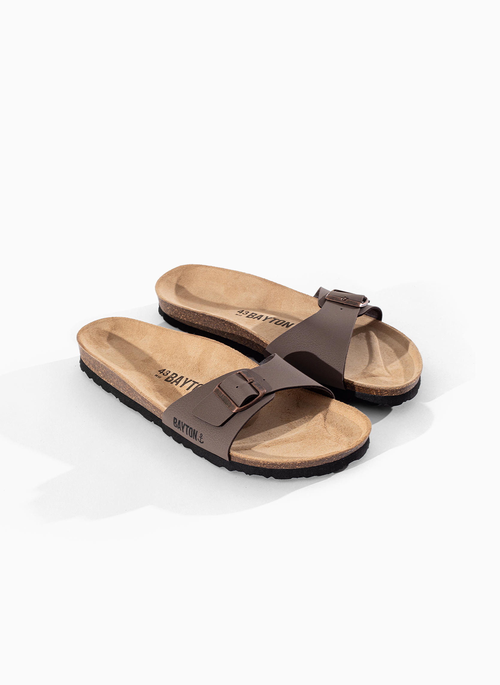 Mules ZEPHYR homme marron Bayton Mules ZEPHYR homme marron Taupe