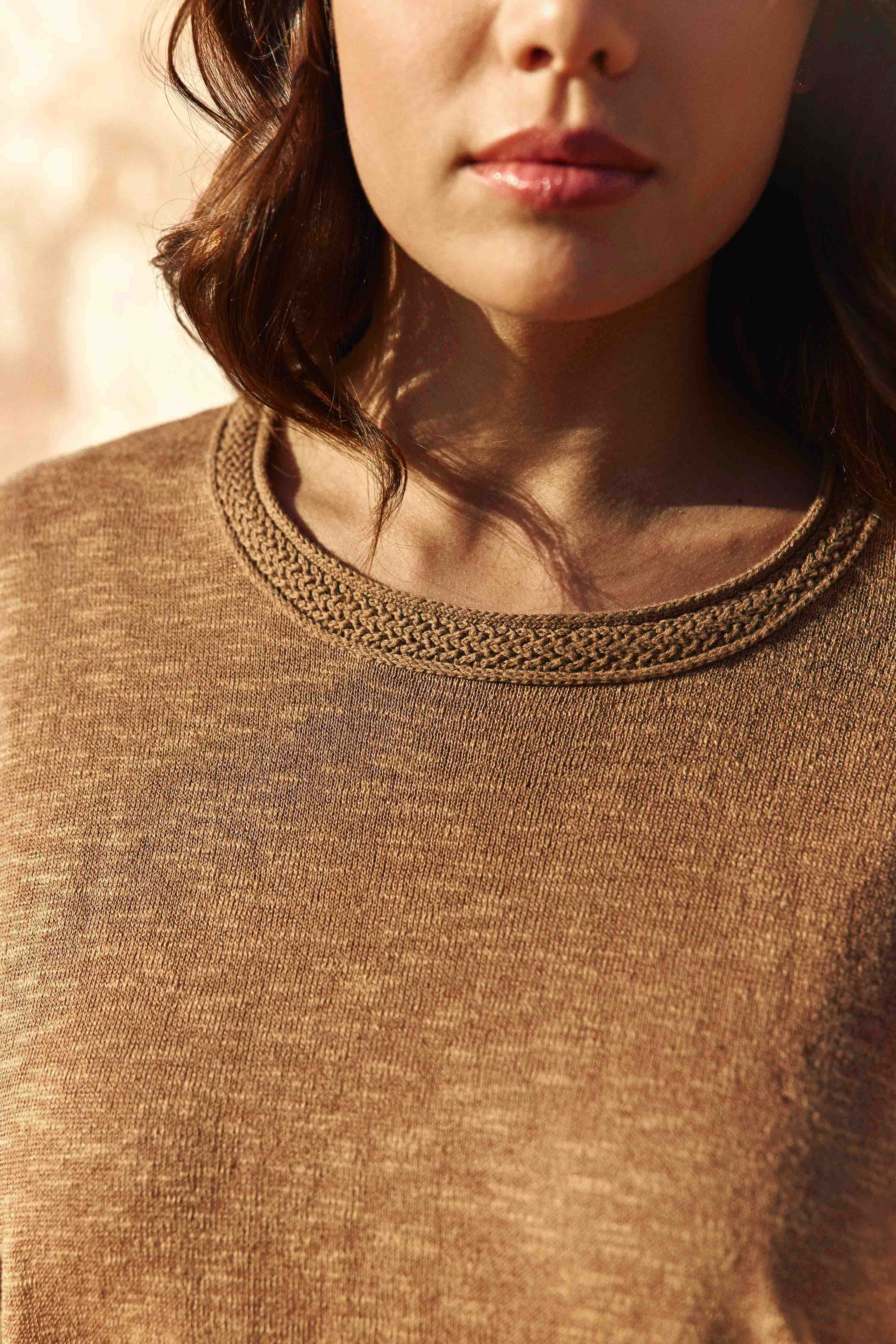 Tee-shirts T-shirt - MIRLEY - 13-beige femme marron La Petite Etoile Tee-shirts T-shirt - MIRLEY - 13-beige femme marron Camel