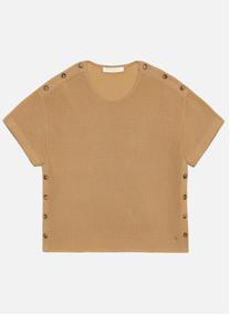 Tee-shirts T-shirt - MAU - 15-camel femme marron La Petite Etoile Tee-shirts T-shirt - MAU - 15-camel femme marron Camel
