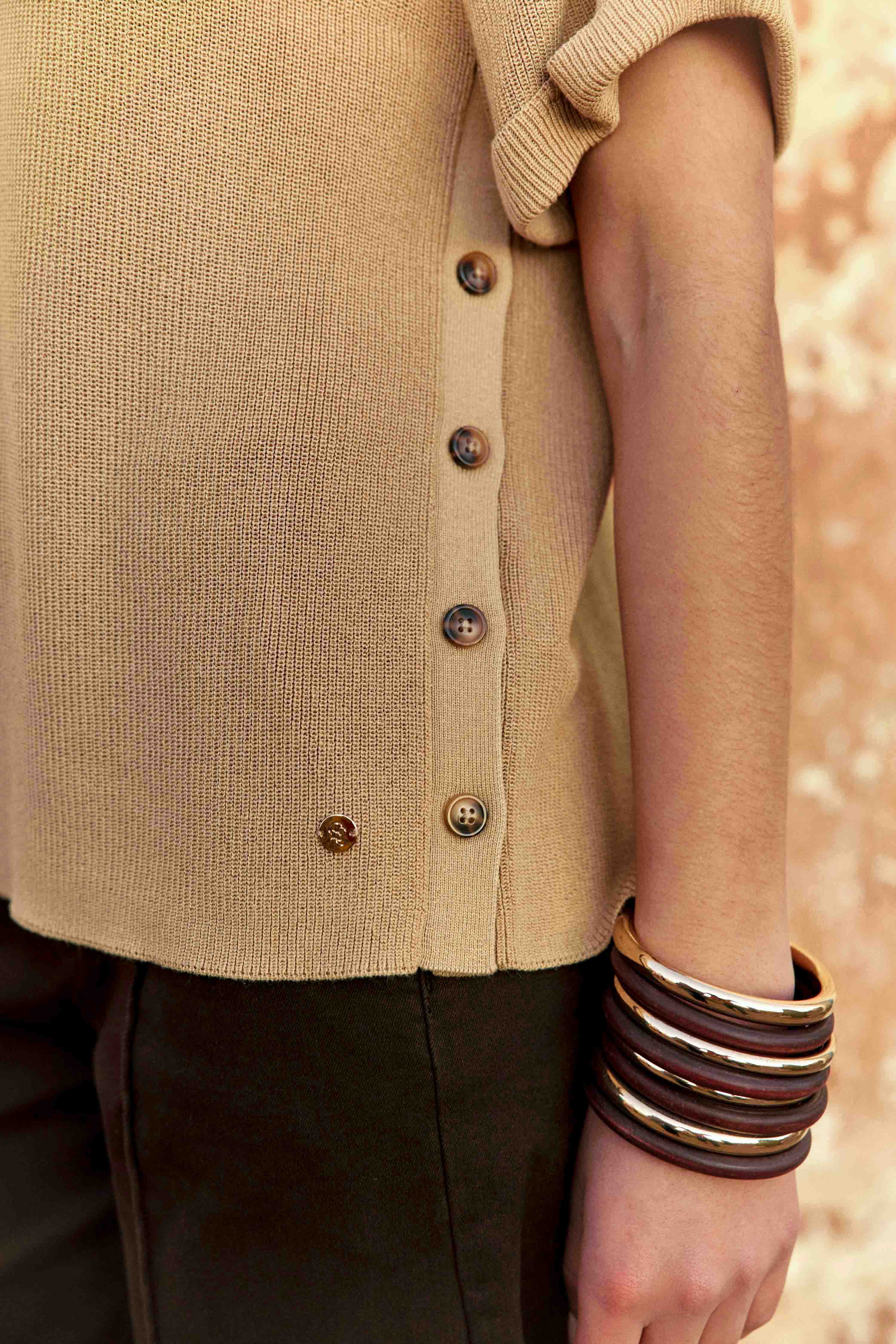 Tee-shirts T-shirt - MAU - 15-camel femme marron La Petite Etoile Tee-shirts T-shirt - MAU - 15-camel femme marron Camel