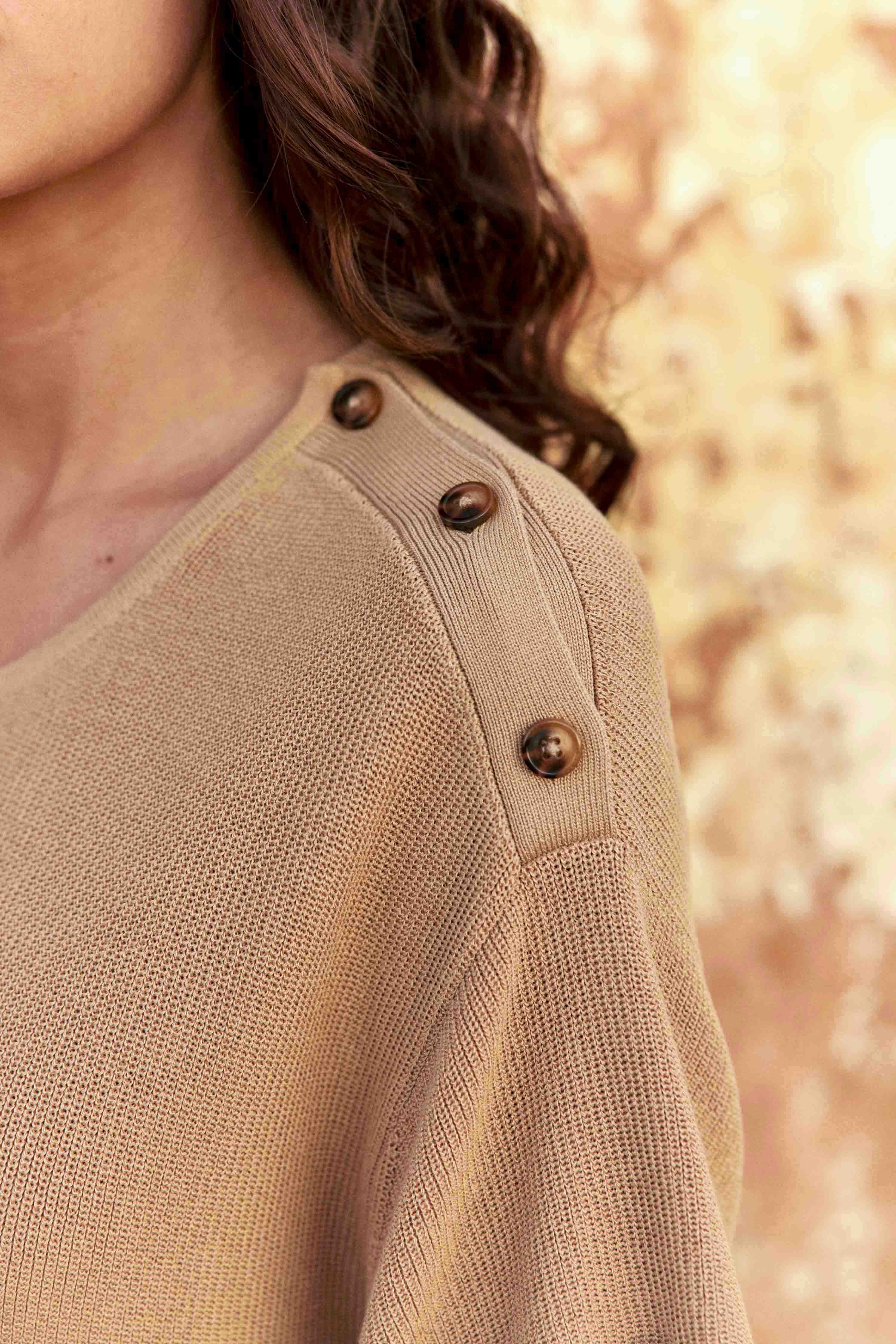 Tee-shirts T-shirt - MAU - 15-camel femme marron La Petite Etoile Tee-shirts T-shirt - MAU - 15-camel femme marron Camel