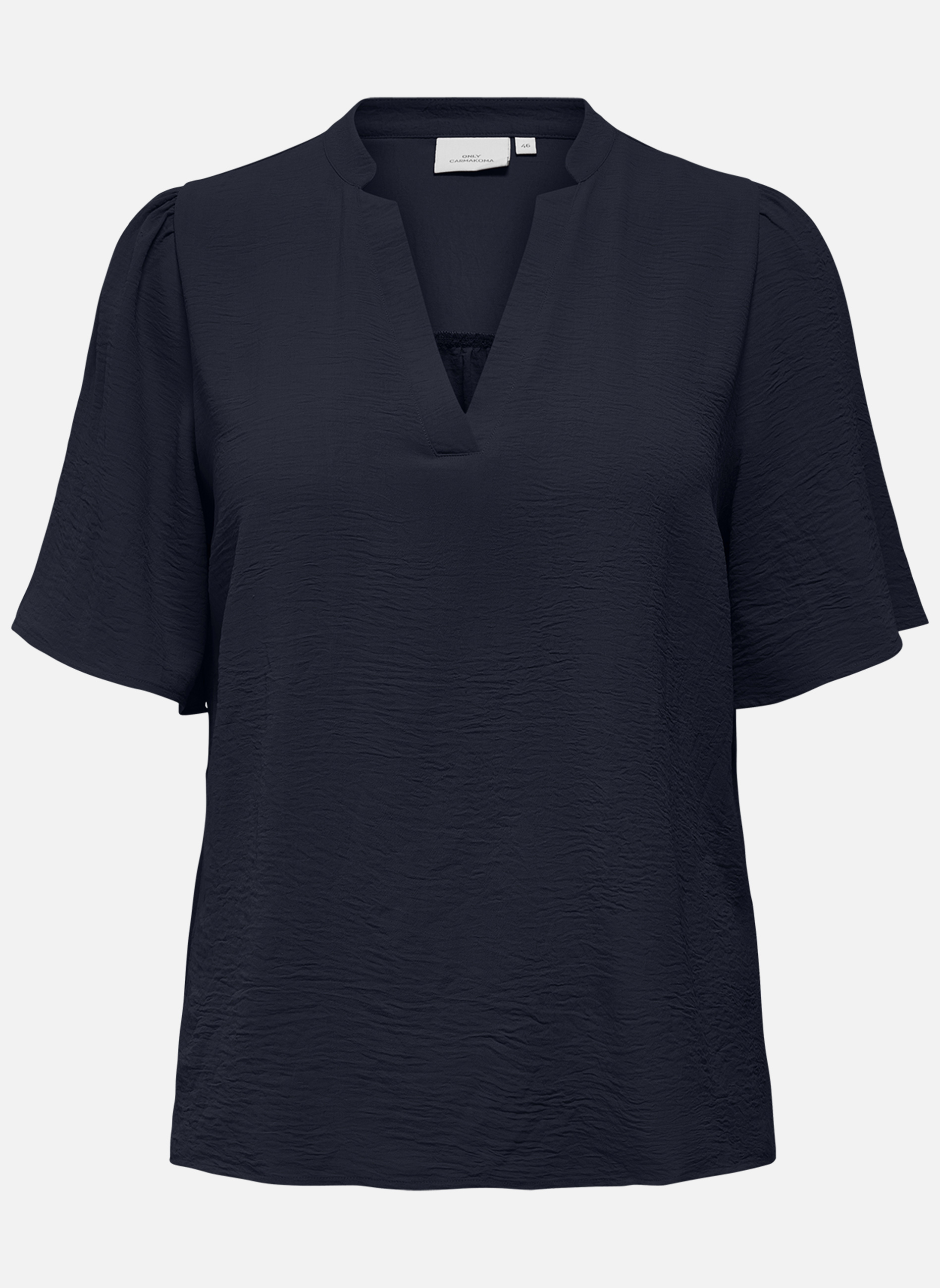Tops T-shirt coton biologique ajustée - 15343736 femme bleu ONLY CARMAKOMA Tops T-shirt coton biologique ajustée - 15343736 femme bleu Bleu