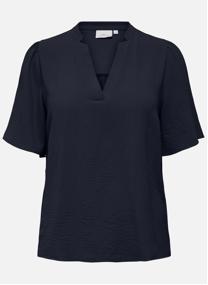 Tops T-shirt coton biologique ajustée - 15343736 femme bleu