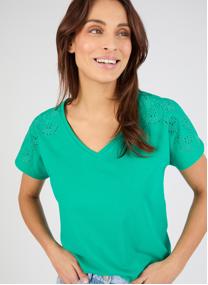 Tee-shirts 84537 femme bleu
