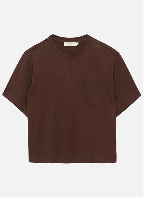 La Petite Etoile Tee-shirts T-shirt - TAISA - 62-vanille femme marron