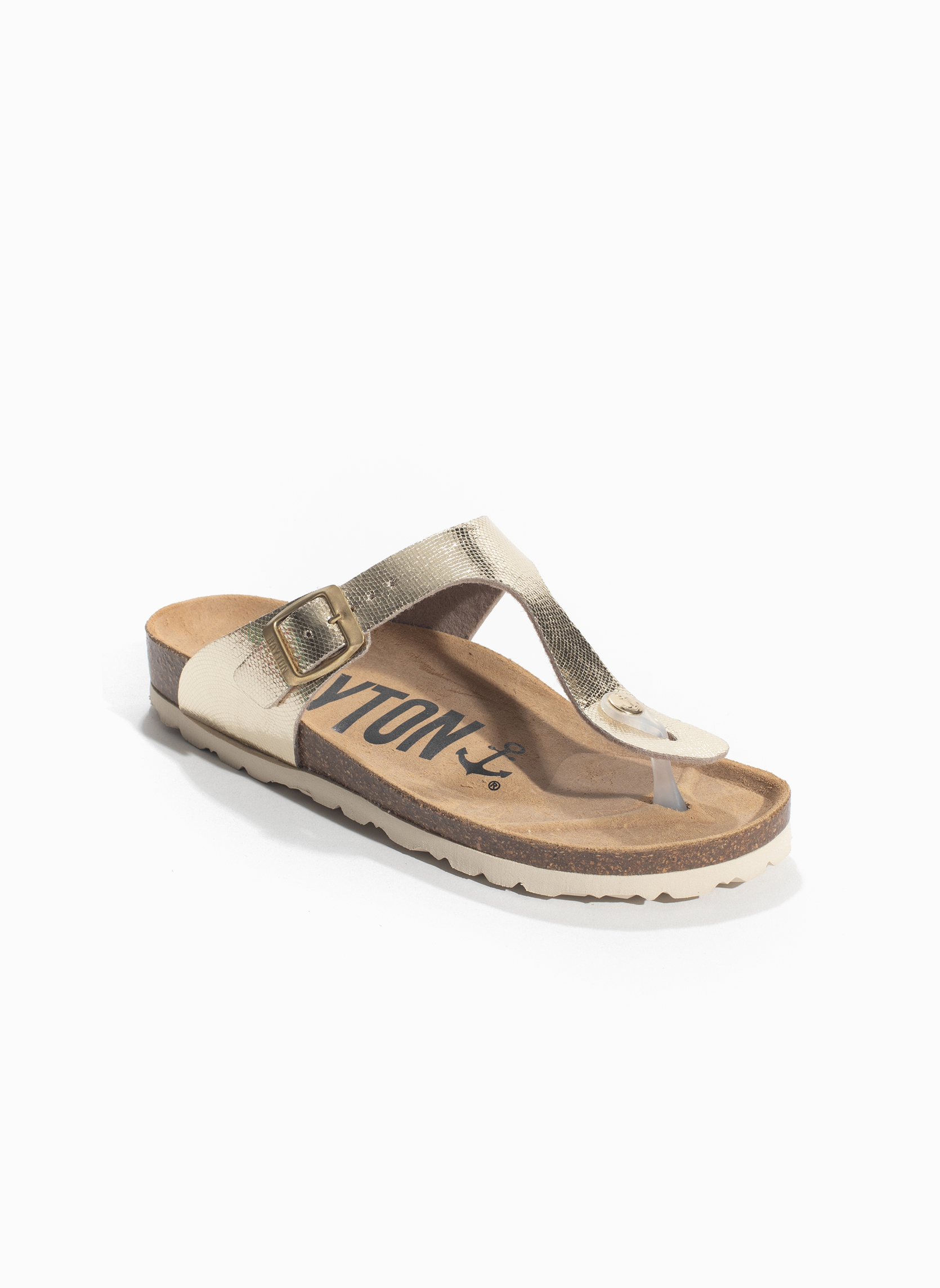 Sandales MERCURE femme or et bronze Bayton Sandales MERCURE femme or et bronze Or