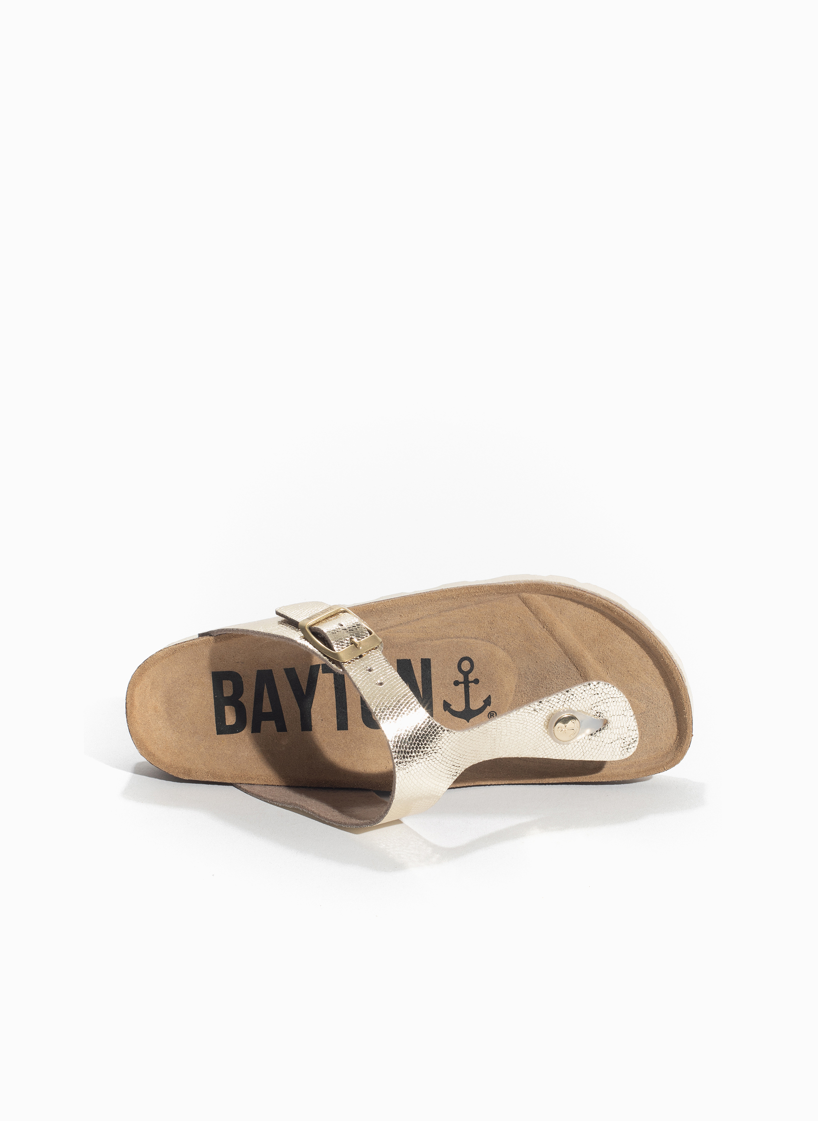 Sandales MERCURE femme or et bronze Bayton Sandales MERCURE femme or et bronze Or