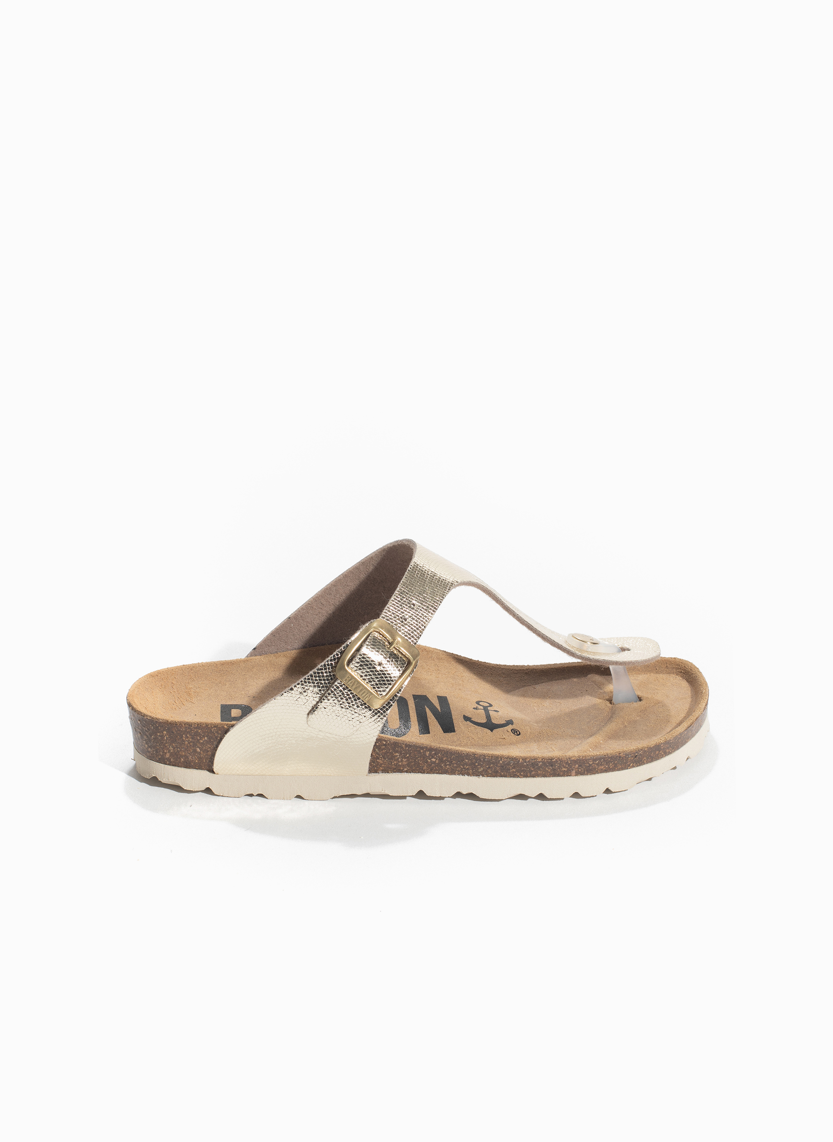 Sandales MERCURE femme or et bronze Bayton Sandales MERCURE femme or et bronze Or