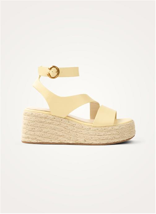 Vanessa Wu Sandales AZUR High femme jaune