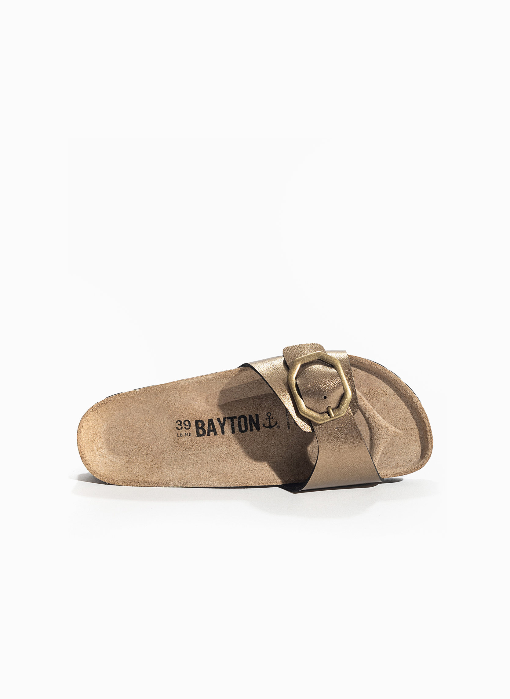 Sandales ZEPHYR femme or et bronze Bayton Sandales ZEPHYR femme or et bronze Or
