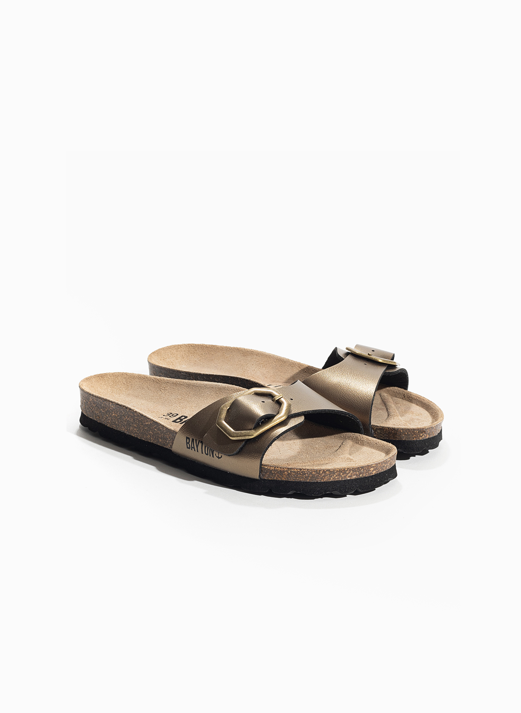 Sandales ZEPHYR femme or et bronze Bayton Sandales ZEPHYR femme or et bronze Or