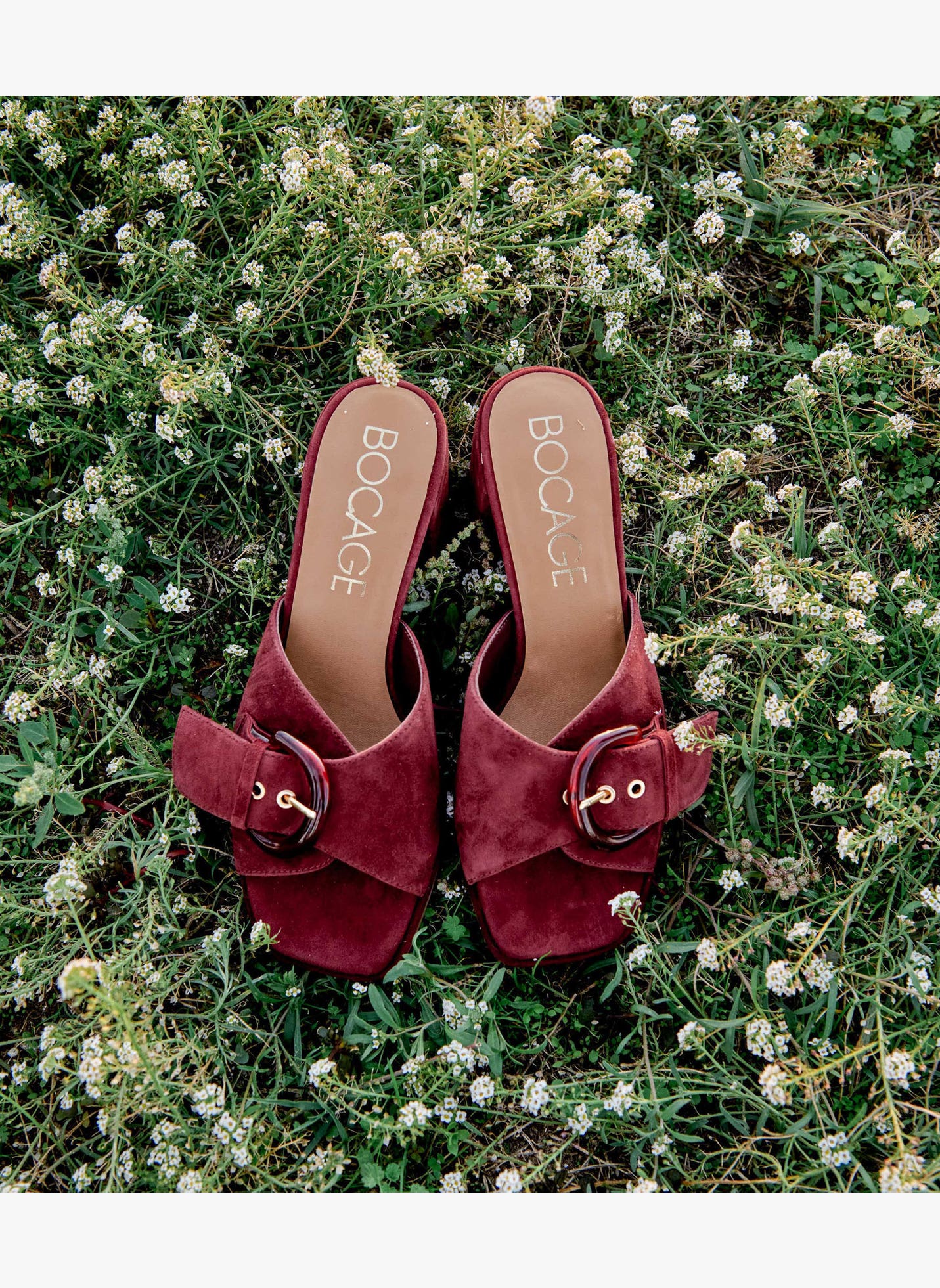 Sandales OCTAVIE femme bordeaux Bocage Sandales OCTAVIE femme bordeaux Bordeaux