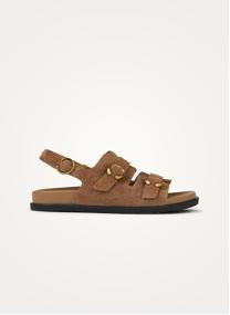 Sandales HAILEY Double femme marron