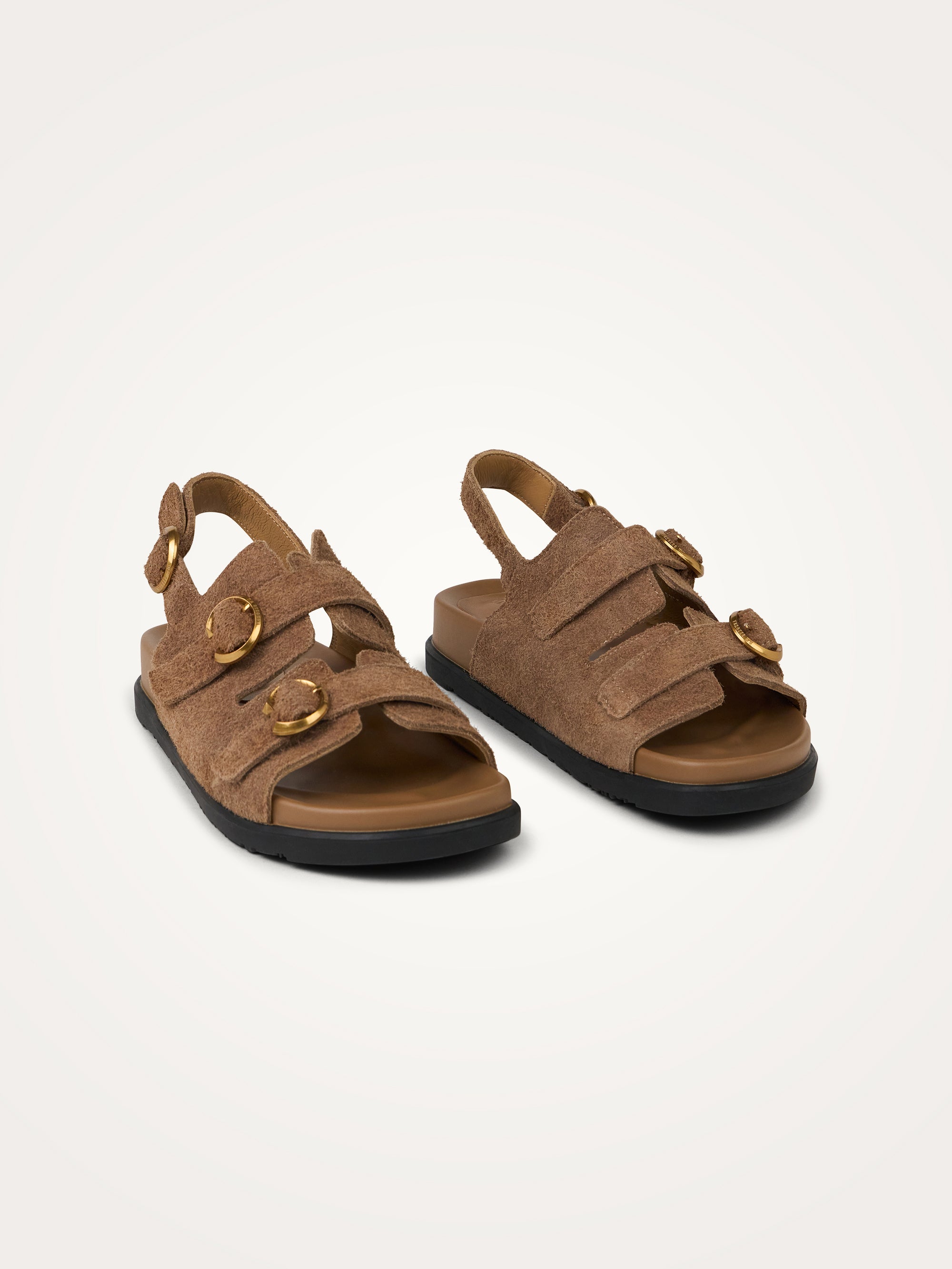 Sandales HAILEY Double femme marron Vanessa Wu Sandales HAILEY Double femme marron Camel