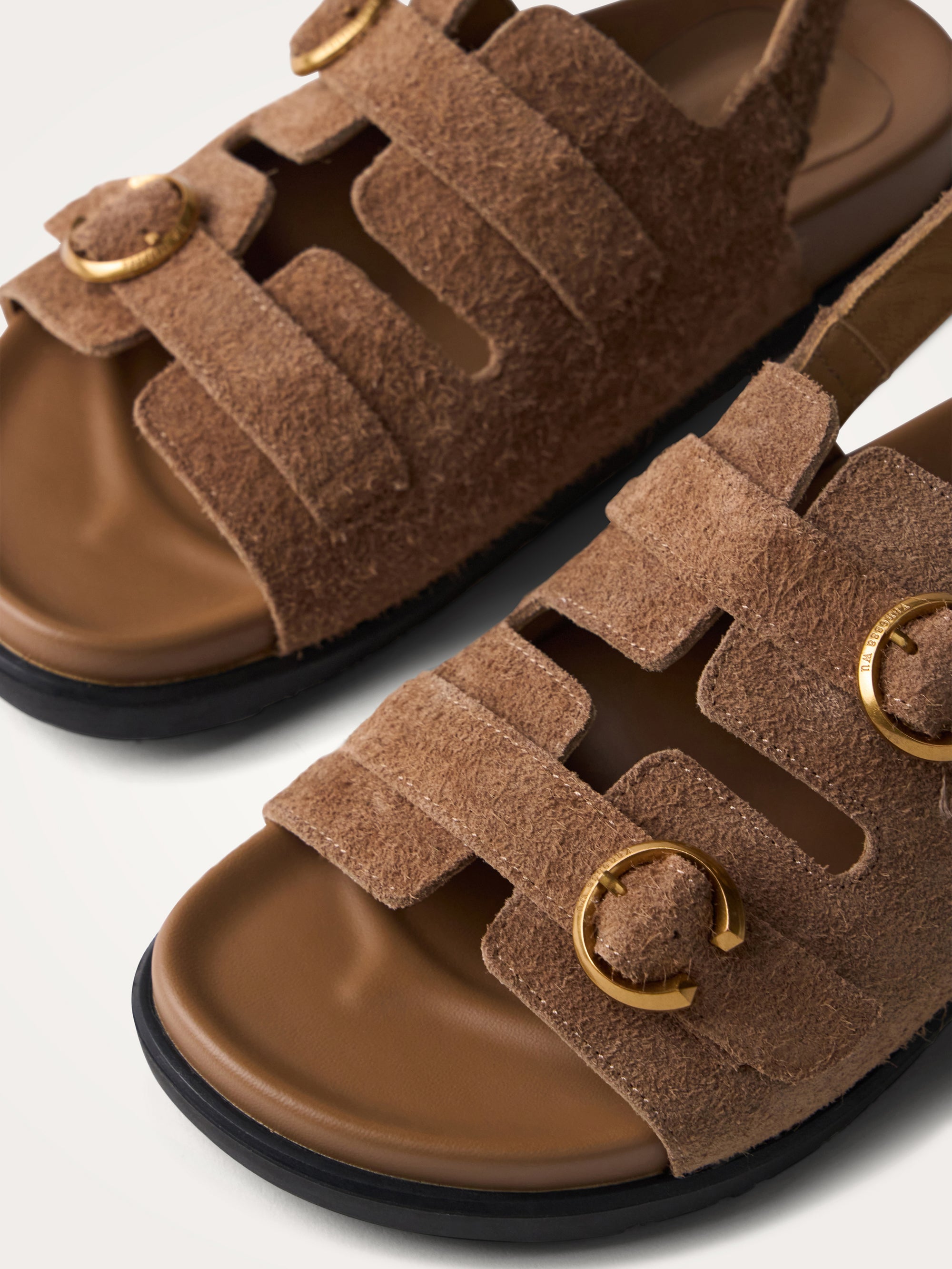 Sandales HAILEY Double femme marron Vanessa Wu Sandales HAILEY Double femme marron Camel