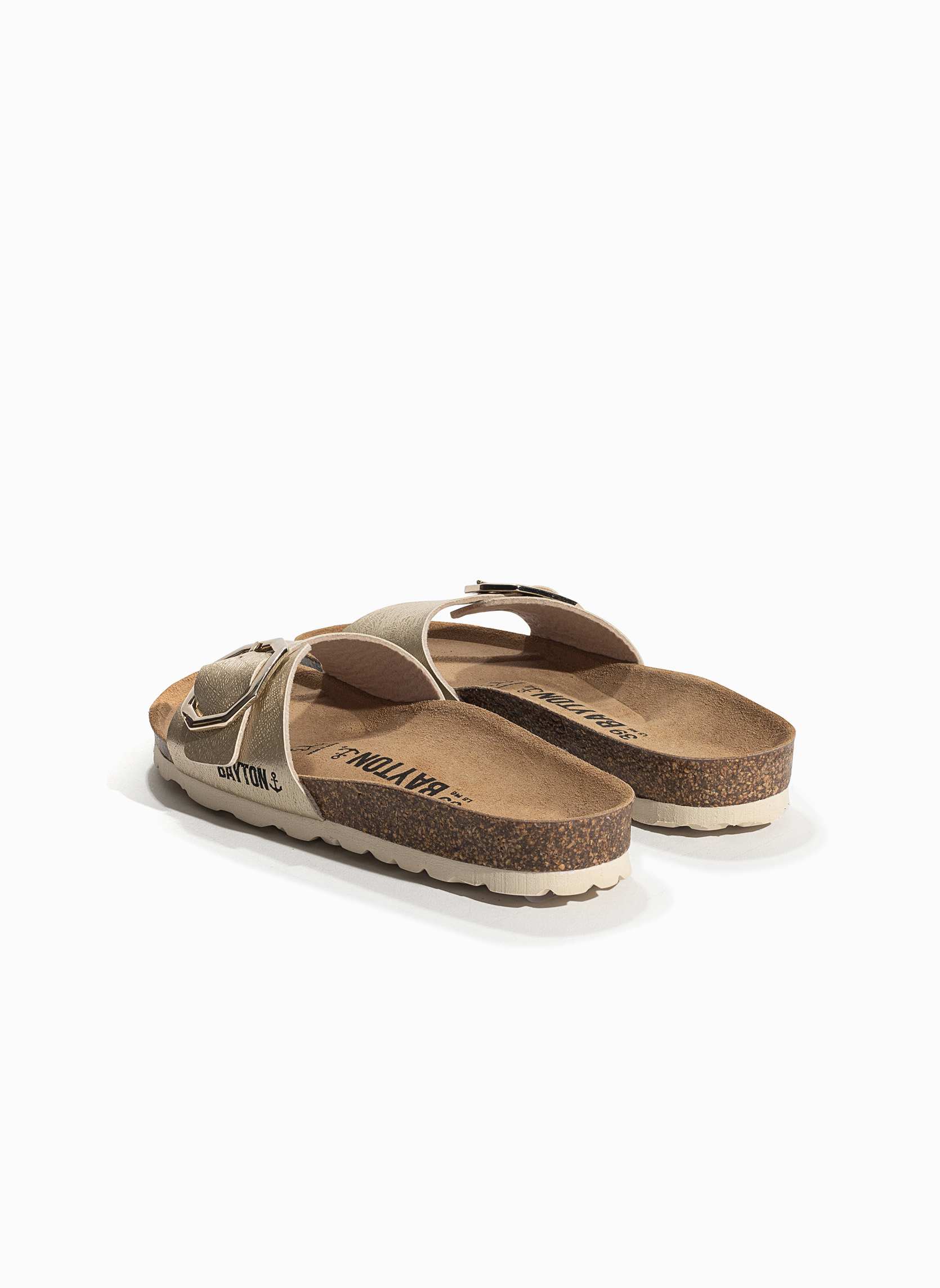 Sandales ZEPHYR femme or et bronze Bayton Sandales ZEPHYR femme or et bronze Or
