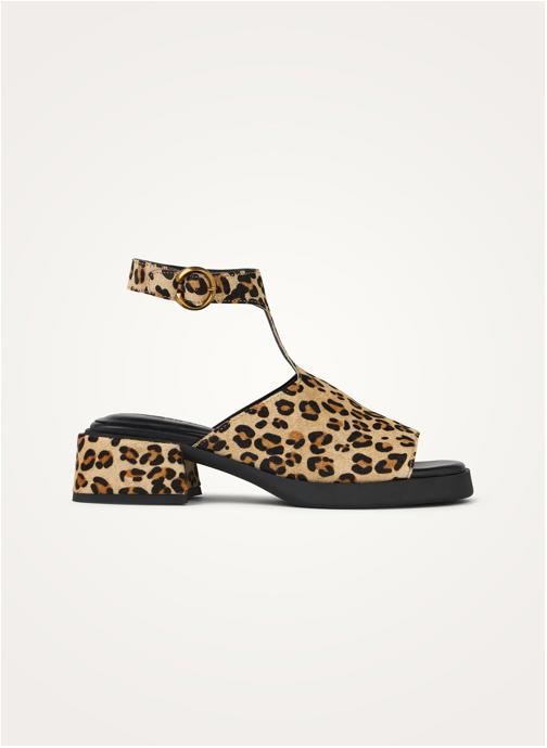 Vanessa Wu Sandales GAÏA High femme marron