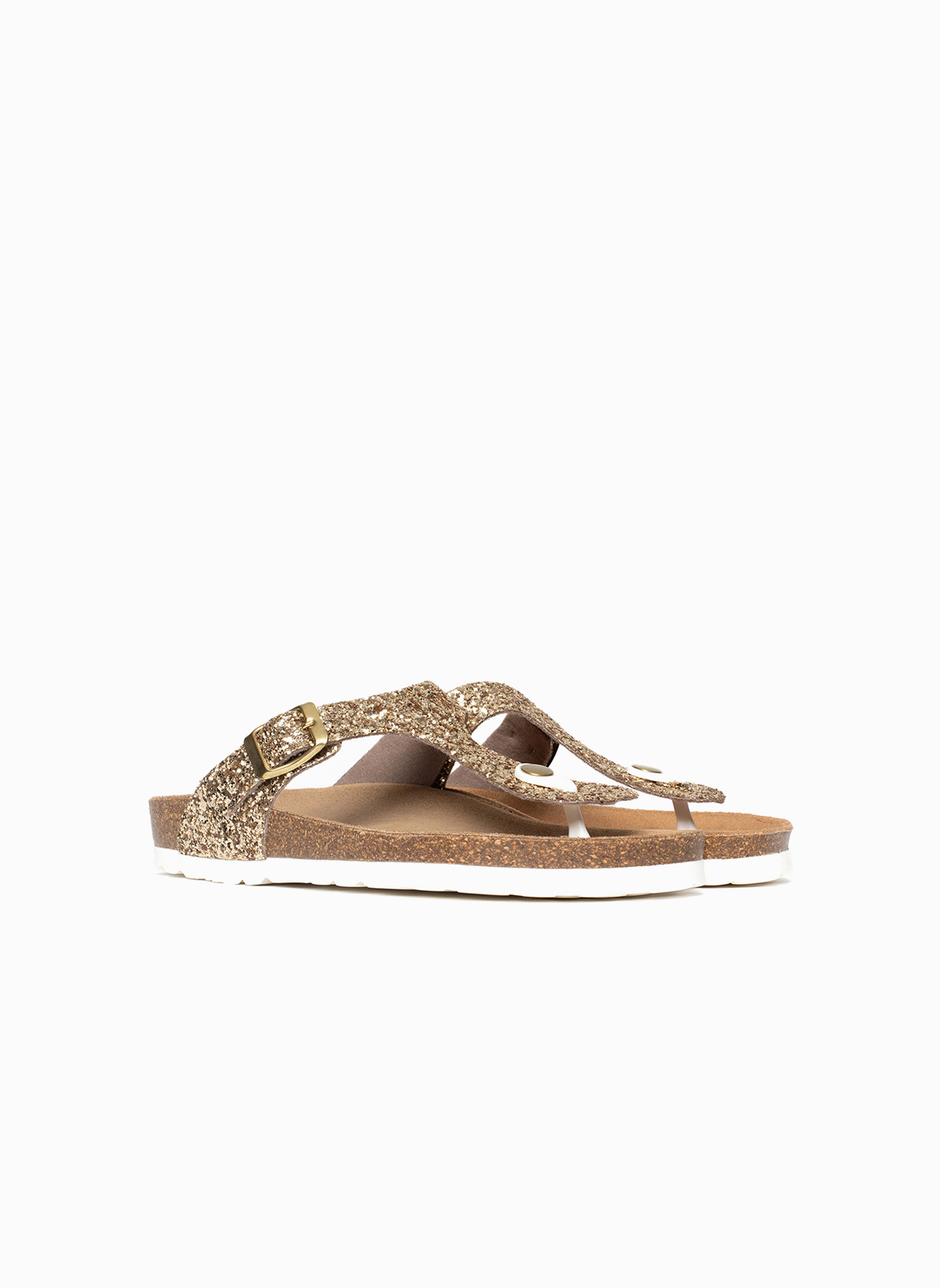 Sandales MERCURE femme or et bronze Bayton Sandales MERCURE femme or et bronze Or