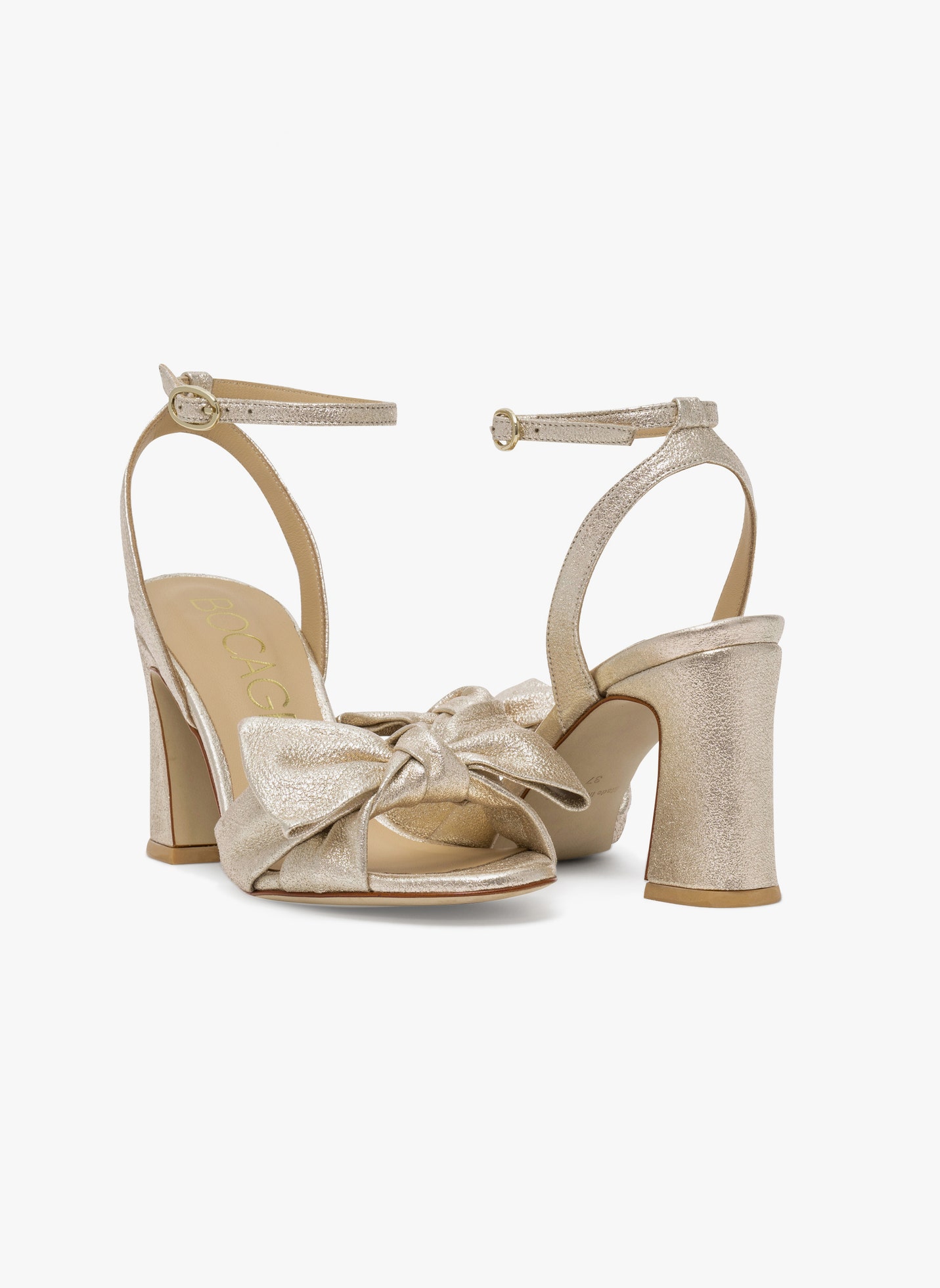 Sandales PIVOINE femme or et bronze Bocage Sandales PIVOINE femme or et bronze Or