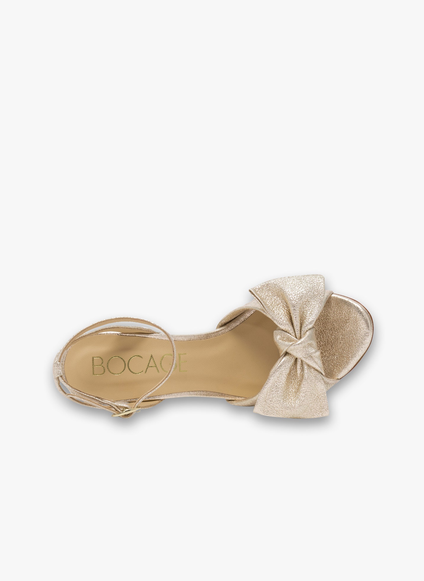 Sandales PIVOINE femme or et bronze Bocage Sandales PIVOINE femme or et bronze Or