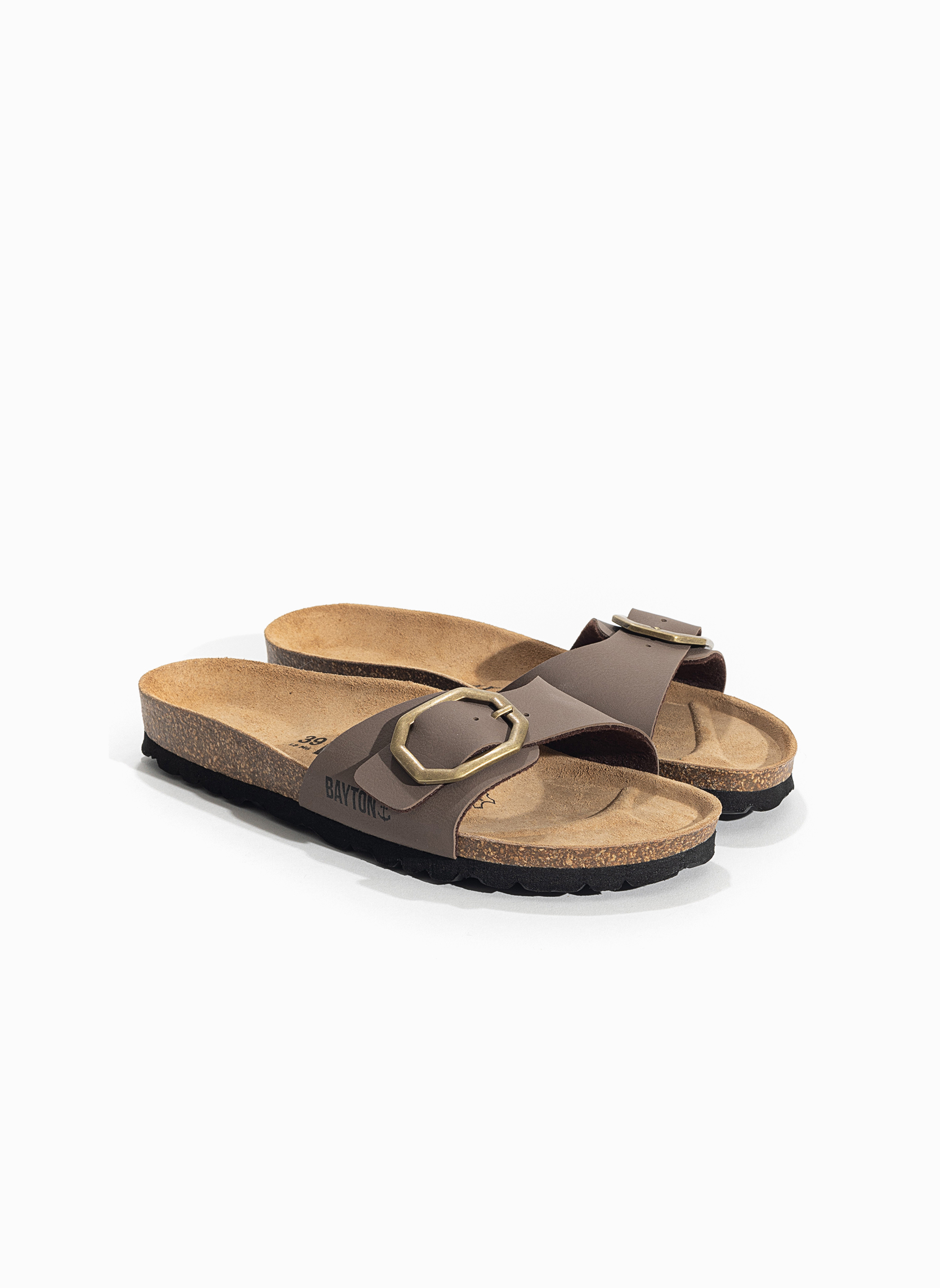 Sandales ZEPHYR femme marron Bayton Sandales ZEPHYR femme marron Taupe